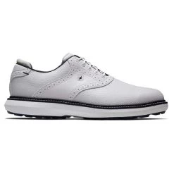 FootJoy Gents FJ Traditions Spikeless Shoes White - Black - Grey