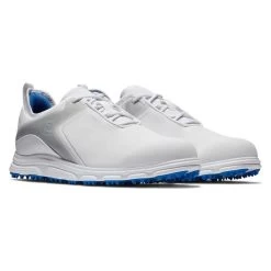 FootJoy Gents Superlites XP Shoe White - Grey - Blue 9 FootJoy Gents Superlites XP Shoe White - Grey - Blue -FootJoy P 58060FJGENTSSUPERLITEXPSHOEWHITEGREY 3 L