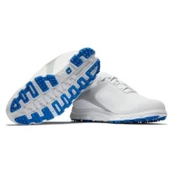 FootJoy Gents Superlites XP Shoe White - Grey - Blue 10 FootJoy Gents Superlites XP Shoe White - Grey - Blue -FootJoy P 58060FJGENTSSUPERLITEXPSHOEWHITEGREY 4 L