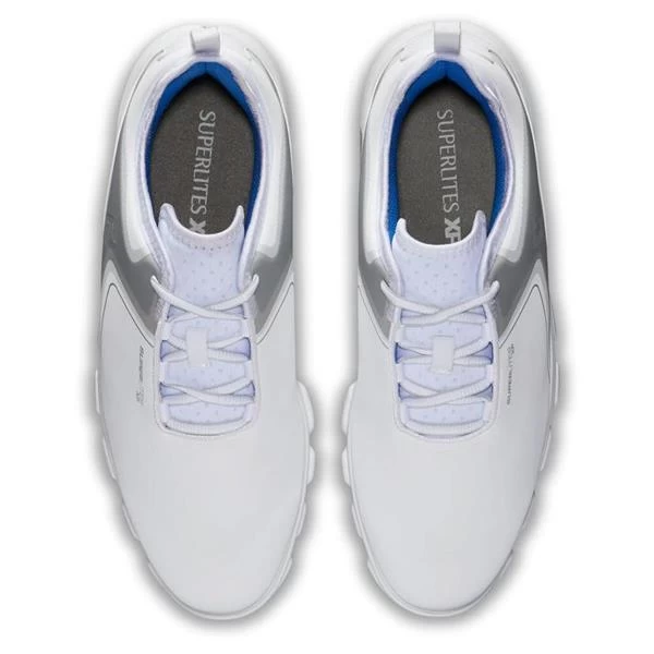 FootJoy Gents Superlites XP Shoe White - Grey - Blue 6 FootJoy Gents Superlites XP Shoe White - Grey - Blue - Image 6