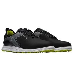 FootJoy Gents Superlites XP Shoes Black - Lime -FootJoy P 58075FJSUPERLITESXPSHOESMFGENTSBLACKLIME 3 L
