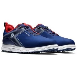 FootJoy Gents SuperLite Shoes Navy - White - Red -FootJoy P 58080FOOTJOYSHOESNAVYWHITEREDGENTS 3 L