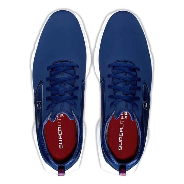 FootJoy Gents Superlites XP Shoes Navy Red 4 FootJoy Gents Superlites XP Shoes Navy Red - Image 4
