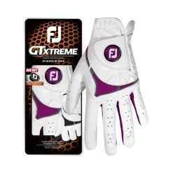 FootJoy Ladies GTxtreme Glove Left Hand White - Fuschia -FootJoy P 64884FJLADIESGTXTREMEGLOVELHWHITEFUSCHIA L