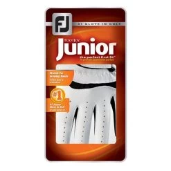 FootJoy Junior Glove Left Hand Pearl - Black -FootJoy P 65932EFJJUNIORGLOVELHPEARLBLACK 3 L