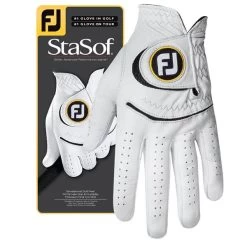 FootJoy Stasof Mens Left Hand Glove Pearl -FootJoy P 66792FJSTASOFMENSLHGLOVEPEARL 3 L