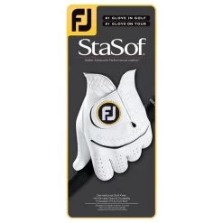 FootJoy Stasof Mens Left Hand Glove Pearl -FootJoy P 66792FJSTASOFMENSLHGLOVEPEARL 4 L