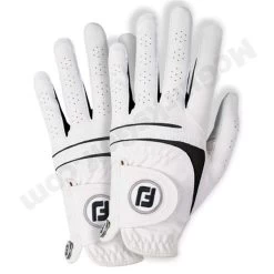 FootJoy Ladies WeatherSof 2-Pack Left Hand Golf Gloves White