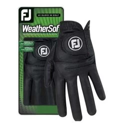 FootJoy Ladies WeatherSof LH Golf Glove Black -FootJoy P 67888FJWEATHERSOFGLOVELADIESLHBLACK 4 L