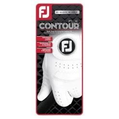 FootJoy Ladies Contour Flex Glove Left Hand Pearl -FootJoy P 68874FJLADIESCONTOURFLEXGLOVELHPEARL 2 L