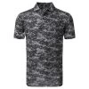 FootJoy Gents Cloud Camo Lisle Polo Shirt Black