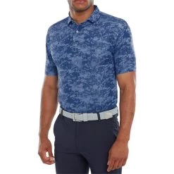 FootJoy Gents Cloud Camo Lisle Polo Shirt Twilight -FootJoy P 80005FOOTJOYSHIRTTWILIGHTGENTS 2 L