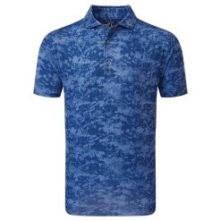 FootJoy Gents Cloud Camo Lisle Polo Shirt Twilight