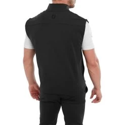 FootJoy Gents Ottoman Knit Vest Black -FootJoy P 80064FOOTJOYVESTBLACKGENTS 3 L