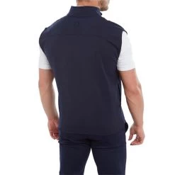 FootJoy Gents Ottoman Knit Vest Navy -FootJoy P 80065FOOTJOYVESTNAVYGENTS 3 L