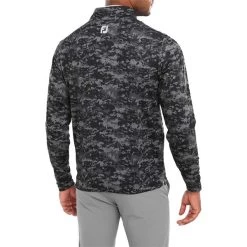 FootJoy Gents Cloud Camo Print Midlayer Black 8 FootJoy Gents Cloud Camo Print Midlayer Black -FootJoy P 80110FOOTJOYMIDLAYERBLACKGENTS 3 L
