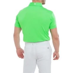 FootJoy Gents Stretch Pique Solid Polo Shirt Green -FootJoy P 80130FOOTJOYSHIRTGREENGENTS 3 L