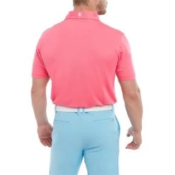 FootJoy Gents Stretch Pique Solid Polo Shirt Watermelon -FootJoy P 80133FOOTJOYSHIRTWATERMELONGENTS 3 L