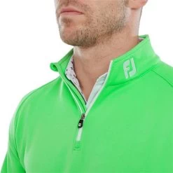 FootJoy Gents Chill-Out Pullover Green -FootJoy P 80145FOOTJOYTOPGREENGENTS 4 L