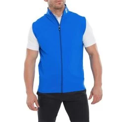 FootJoy Gents Full-Zip Knit Vest Cobalt -FootJoy P 80157FOOTJOYVESTCOBALTGENTS 2 L
