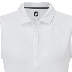 FootJoy Ladies Mesh Back Sleeveless White -FootJoy P 82510FJLADIESMESHBACKSLWHITE 2 L