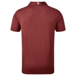 FootJoy Gents Stretch Pique Solid Polo Shirt Maroon -FootJoy P 84456FOOTJOYSHIRTMAROONGENTS 1 L