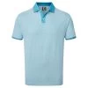 FootJoy Gents Pique Ministripe Polo Shirt Storm Blue