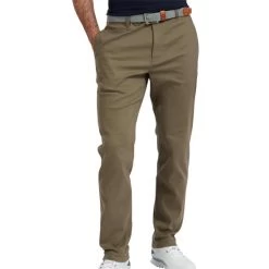FootJoy Gents Tapered Fit Chino Trousers Dusky Olive -FootJoy P 84484FJGENTSTAPEREDFITCHINOTROUSERDUSKYOLIVE 2 L