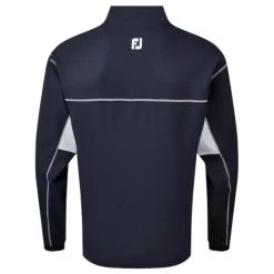 FootJoy Gents Full Zip Windshirt Navy - White -FootJoy P 84496FJGENTSFULLZIPWINDSHIRTNAVYWHITE 1 L