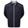 FootJoy Gents Full Zip Windshirt Navy - White