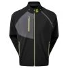 FootJoy Gents Hydro Tour Waterproof Jacket Black - Charcoal - Lime