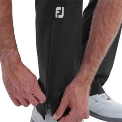 FootJoy Gents HydroTour Waterproof Trousers Black -FootJoy P 87973FJGENTSHYDROTOURWPTROUSERSBLACK 3 L