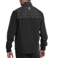 FootJoy Gents HydroLite Waterproof Jacket Black - Marble Print -FootJoy P 87974FJGENTSHYDROLITEJACKETBLACKMARBLEPRINT 3 L