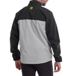 FootJoy Gents HydroLite Waterproof Jacket Black - Grey - Lime -FootJoy P 87976FJGENTSHYDROLITEJACKETBLACKGREYLIME 3 L