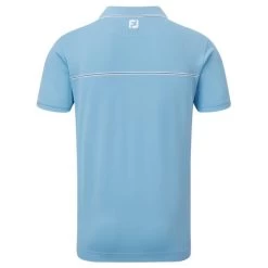 FootJoy Gents Small Details Pique Shirt Blue -FootJoy P 88362FJGENTSSMALLDETAILSPIQUESHIRTBLUE 1 L