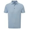 FootJoy Gents Push Play Pique Shirt Grey - Lemonade