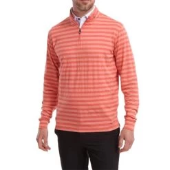 FootJoy Gents Peached Jersey Chill-Out Coral -FootJoy P 88404FJGENTSPEACHEDJERSEYCHILLOUTCORAL 2 L