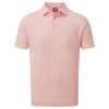 FootJoy Gents Solid Pique Shirt Quartz Pink