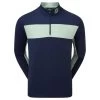 FootJoy Gents Engineered Chest Stripe Chill-Out Navy - Sage