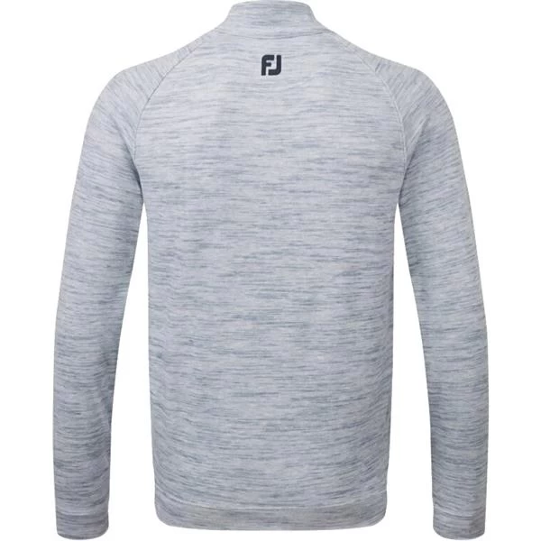 FootJoy Gents Space Dye Fleece Full-Zip Midlayer Navy 2 FootJoy Gents Space Dye Fleece Full-Zip Midlayer Navy - Image 2