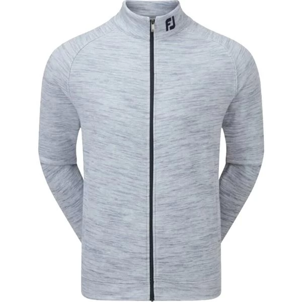 FootJoy Gents Space Dye Fleece Full-Zip Midlayer Navy 1 FootJoy Gents Space Dye Fleece Full-Zip Midlayer Navy