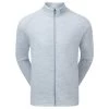 FootJoy Gents Space Dye Fleece Full-Zip Midlayer Grey