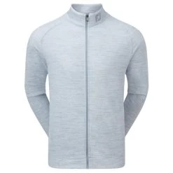 FootJoy Gents Space Dye Fleece Full-Zip Midlayer Grey