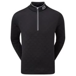FootJoy Gents Diamond Jacquard Chill-Out Black - Grey