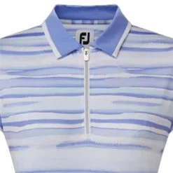 FootJoy Ladies Cap Sleeve Colour Block Lisle Violet -FootJoy P 88467FJLDSCAPSLEEVECOLOURBLOCKLISLEVIOLET 2 L