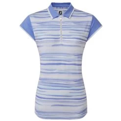 FootJoy Ladies Cap Sleeve Colour Block Lisle Violet