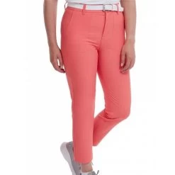 FootJoy Ladies Stretch Cropped Trousers Coral -FootJoy P 88475FJLDSSTRETCHCROPPEDTROUSERSCORAL 2 L