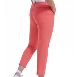 FootJoy Ladies Stretch Cropped Trousers Coral -FootJoy P 88475FJLDSSTRETCHCROPPEDTROUSERSCORAL 3 L