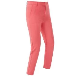 FootJoy Ladies Stretch Cropped Trousers Coral