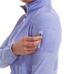 FootJoy Ladies Full-Zip Space Dye Midlayer Violet -FootJoy P 88491FJLADIESFZSPACEMIDLAYERVIOLET 2 L